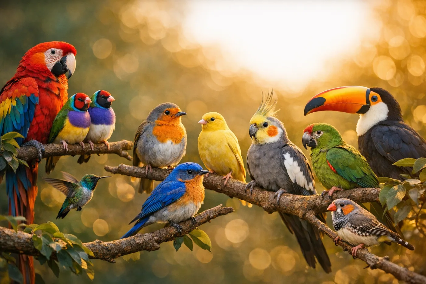 Descubre el fascinante mundo de los pájaros: Tipos, cuidados y curiosidades