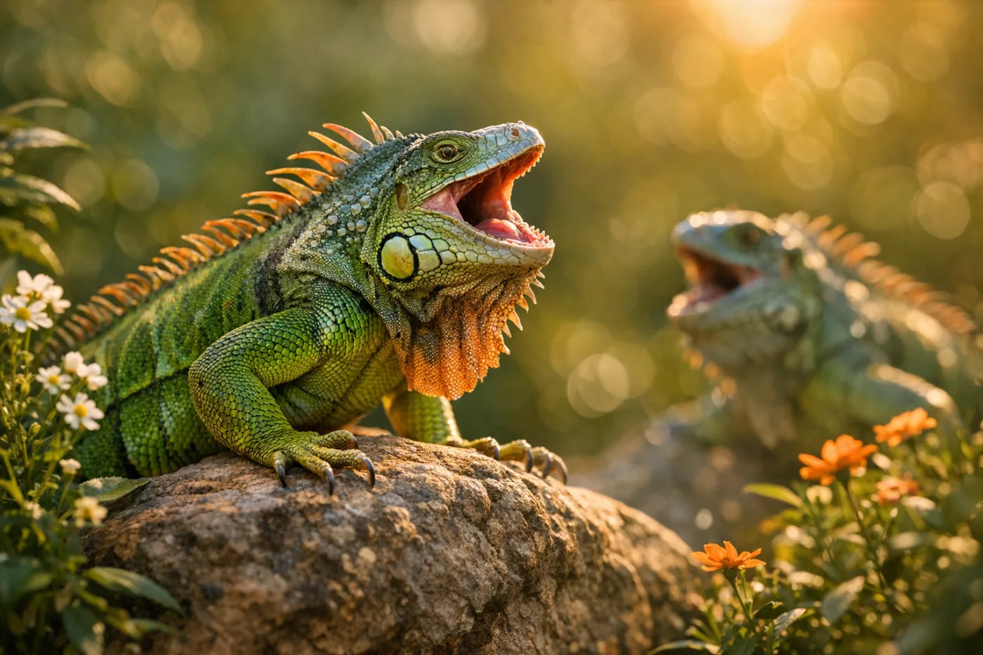 Descubre el fascinante mundo del comportamiento de las iguanas: claves para su bienestar