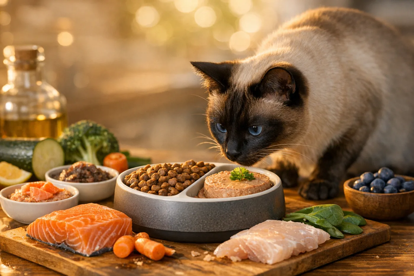 Guía completa para una alimentación saludable de tu gato: croquetas, pâtés y menús personalizados