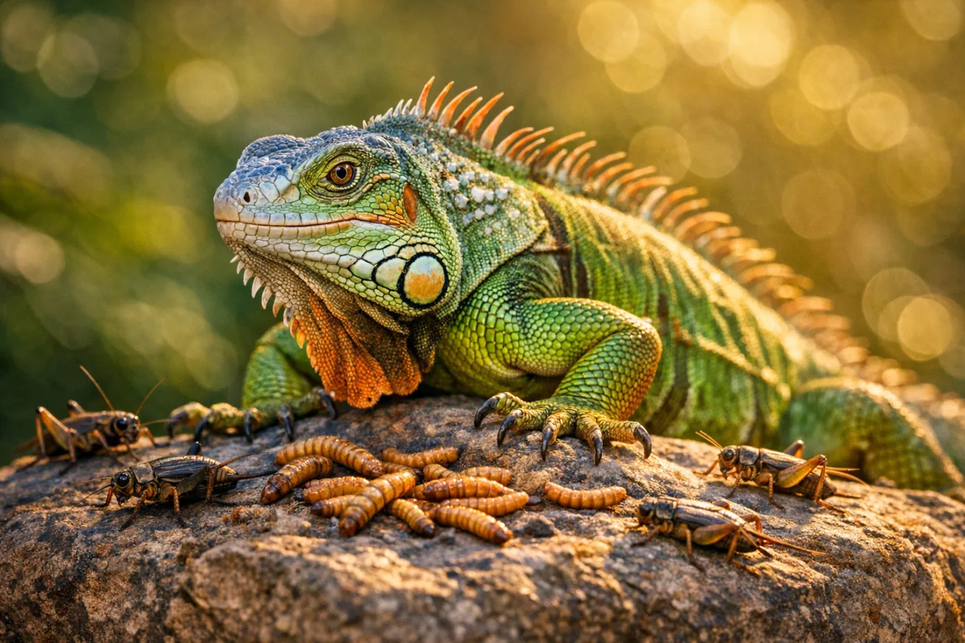 Insectos para reptiles: la dieta esencial que potencia su salud y crecimiento