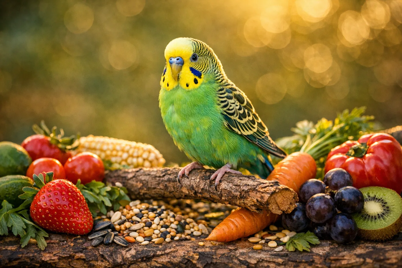 La dieta ideal para periquitos: claves para una vida saludable y feliz
