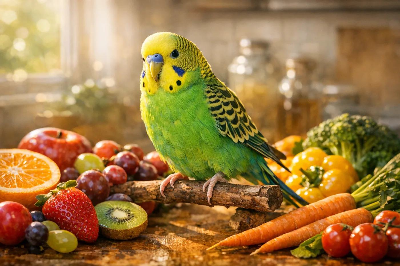 La dieta perfecta para periquitos: claves para una alimentación saludable