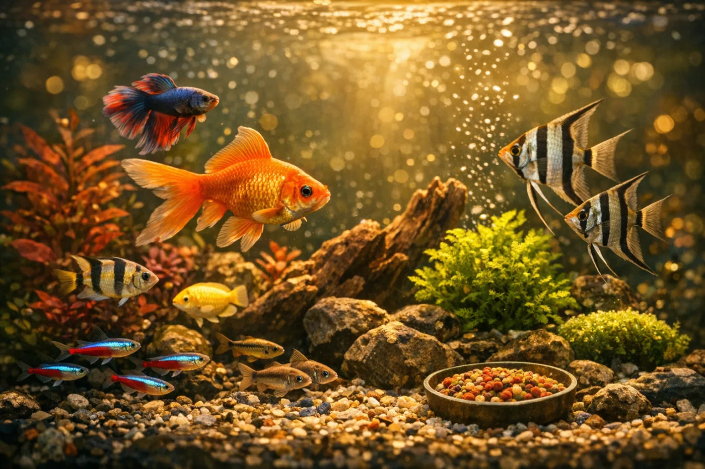 La sobrealimentación en peces: Claves para una dieta saludable y equilibrada