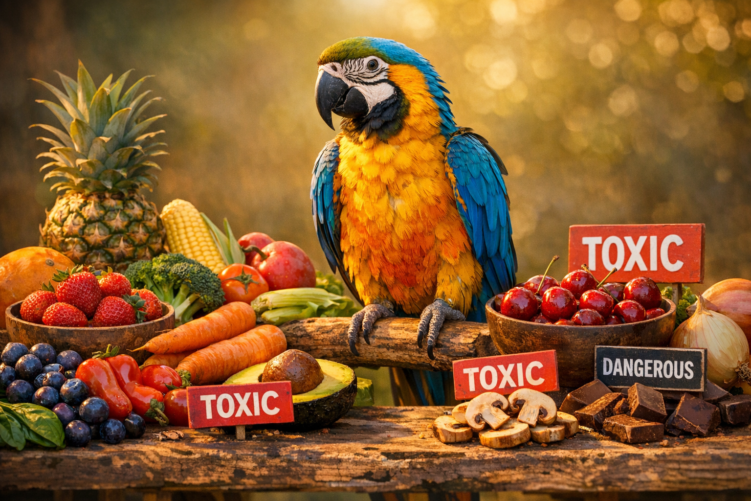 Los alimentos prohibidos para aves: lo que debes saber para proteger la salud de tu mascota