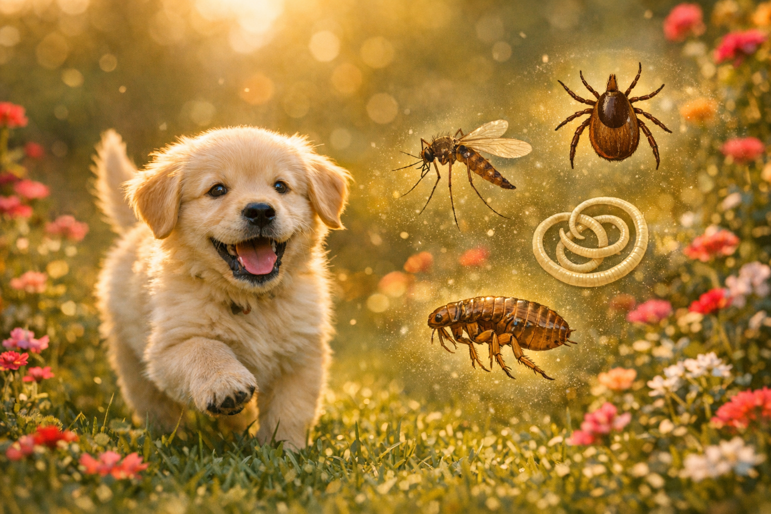 Parásitos en perros: cómo proteger a tu mejor amigo en cada etapa de su vida